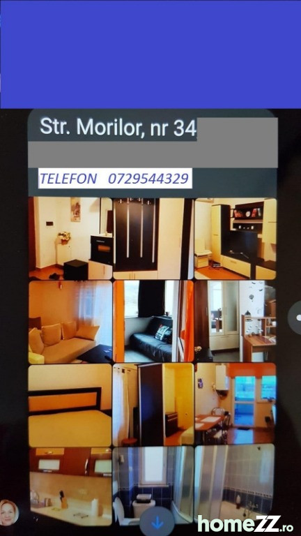 Apartament 2 cam,et 2/3,mob.si utilat cu garaj, AC, Morilor