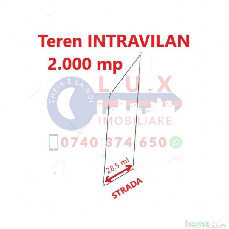 Teren, 2000 m²