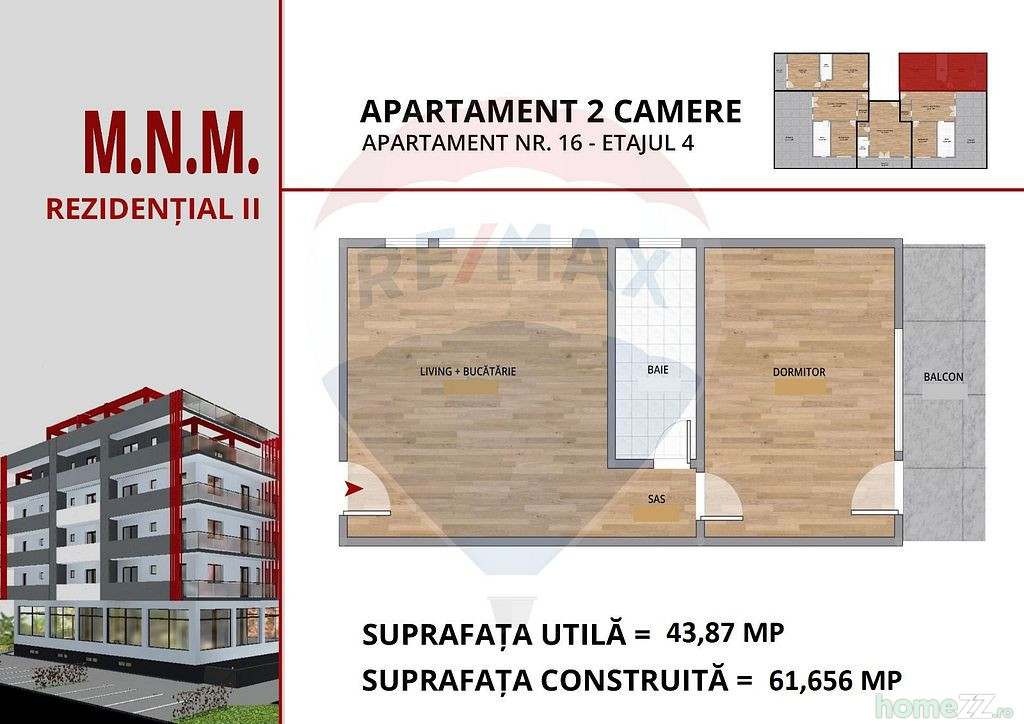 Apartament 2 camere, Bd. Cosbuc