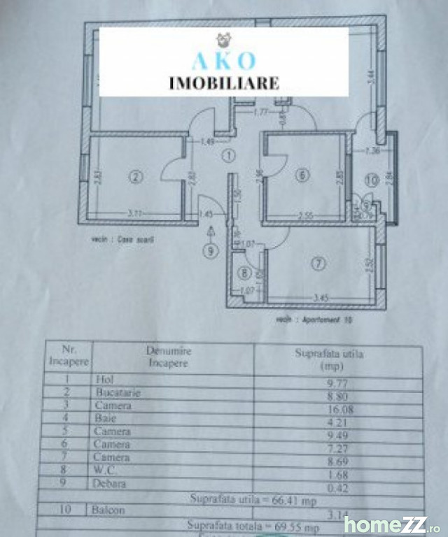 Apartament 4 camere, Poarta 6