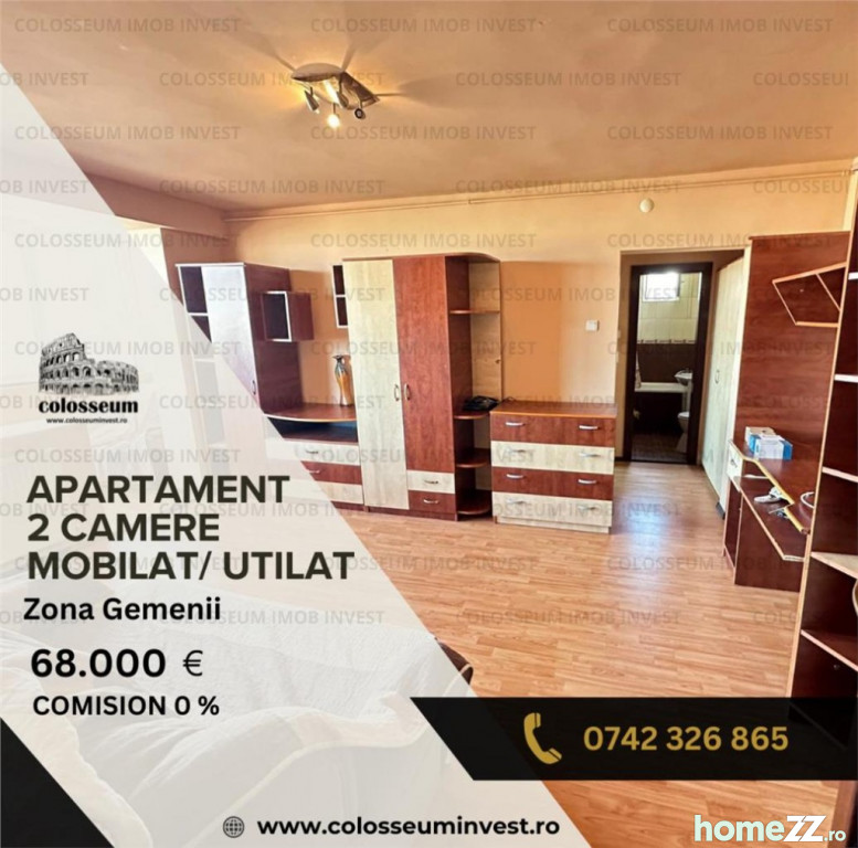 Apartament 2 camere, Gemenii