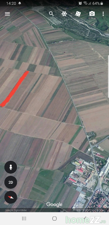 Teren agricol 11800 mp Sacele