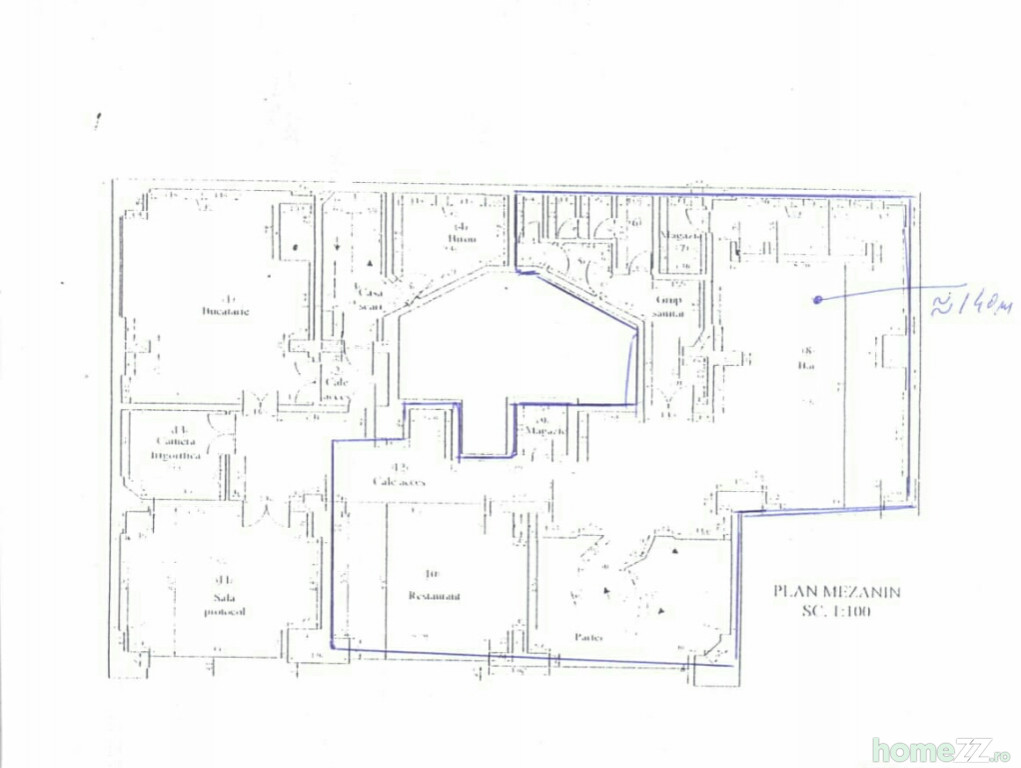 Spatiu comercial 640 mp,str Garii