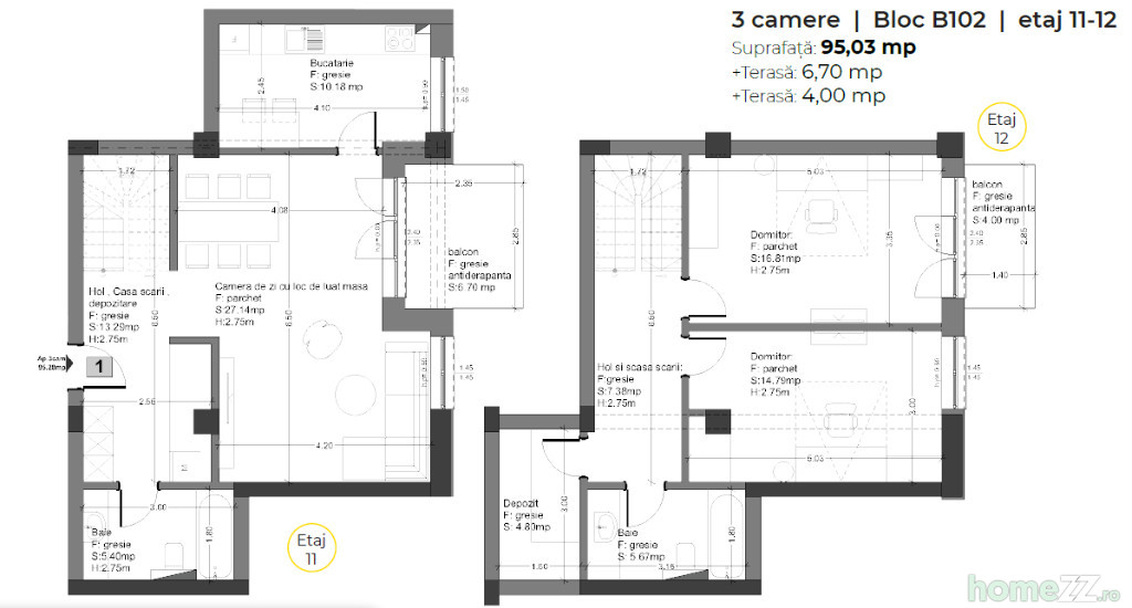 Apartament 3 camere, Avantgarden, comision 0%