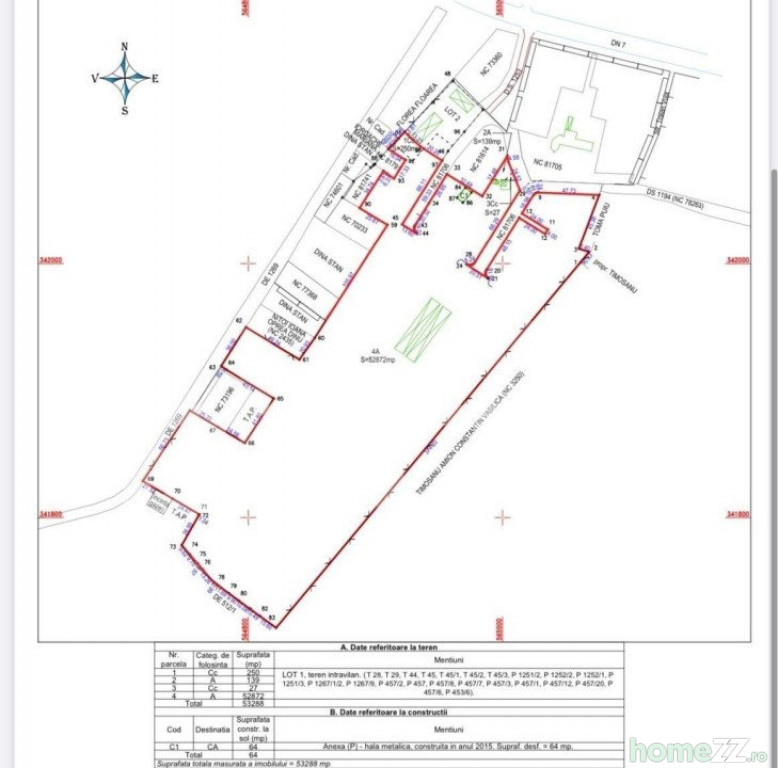 Teren, 53000 m²