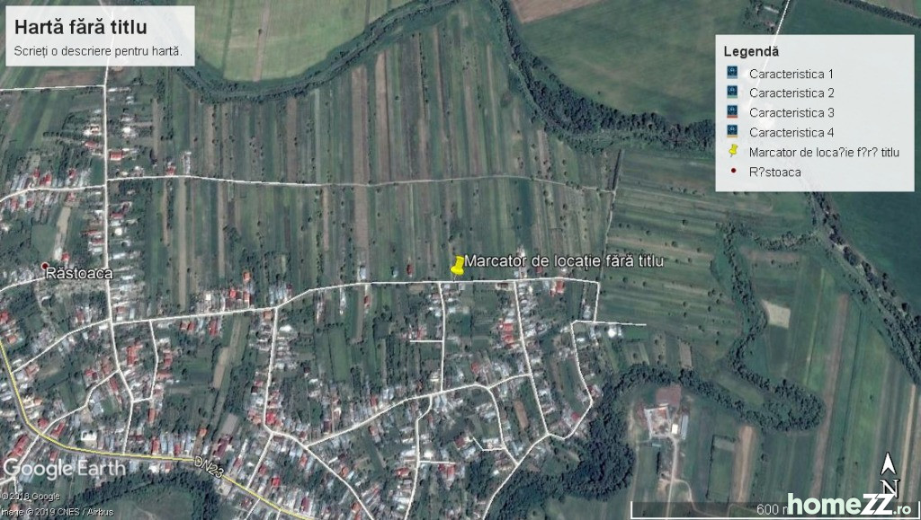 Teren agricol intravilan Rastoaca 1259mp