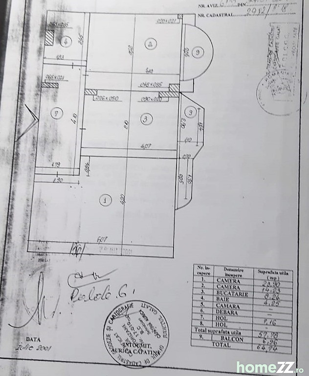 Apartament 2 camere Piata centrala