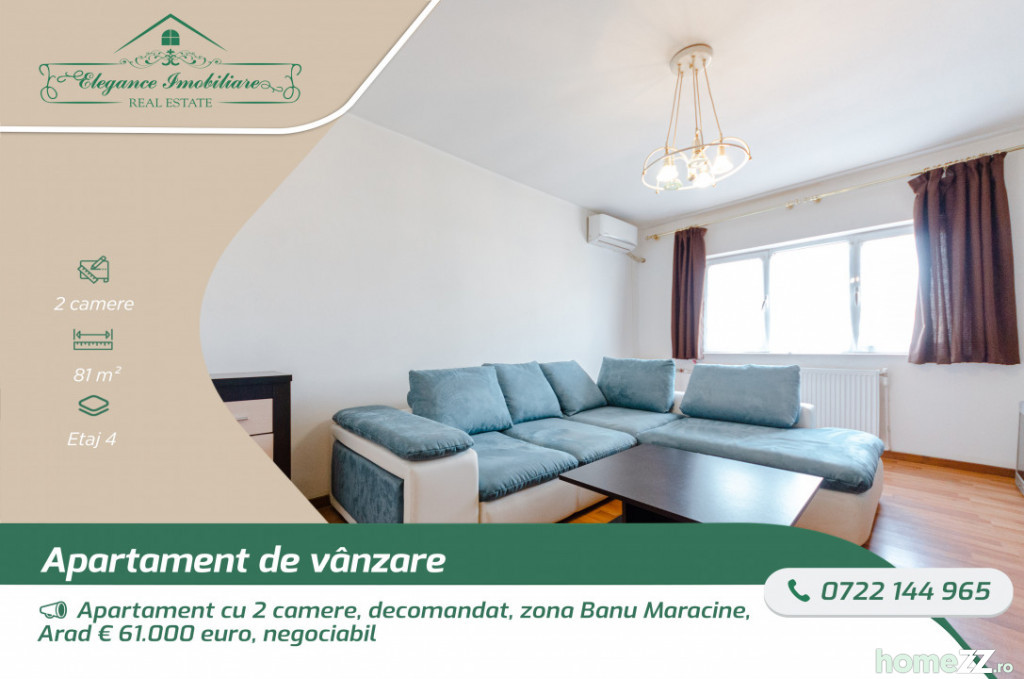 Apartament 2 camere, Banu Maracine