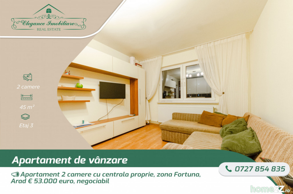 Apartament 2 camere, Fortuna