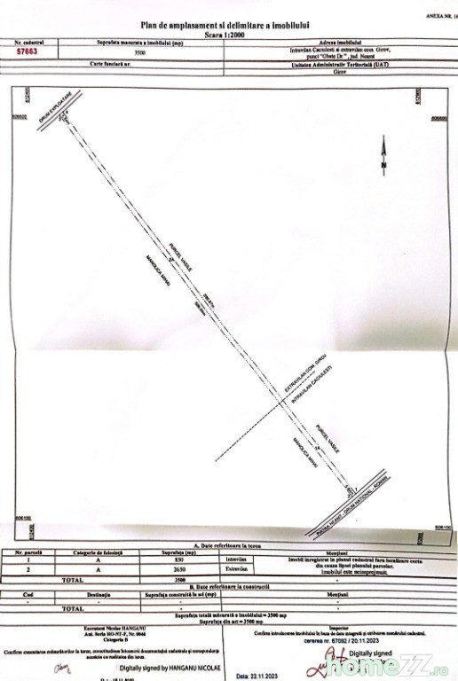 Teren, 8500 m²