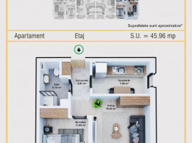 Apartament decomandat- Militari Residence