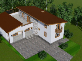 Proiect casă cu mansardă în construcție Micălaca