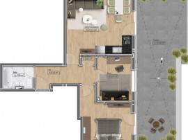 Apartament de tip penthouse in complex rezidential ! 89 175 Euro + TVA