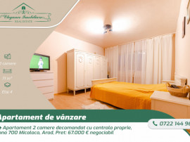 Apartament 2 camere decomandat cu centrala proprie, zona 700