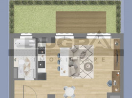 Apartament 1 camera, 39 mp, terasa gazon 23 mp, garaj, zo...