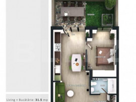 Apartament 2 camere, terasa, CF, parcare subterana, boxa, zo