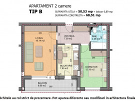 Apartament- 2 camere finalizat -Titan -Pallady