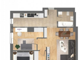 Apartament 3 camere, 67 mp, ansamblu nou, zona Centrala