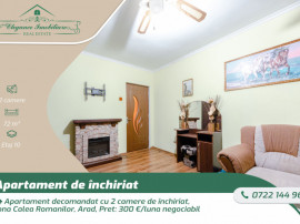 Apartament decomandat cu 2 camere de &icirc;nchiriat, zona Calea