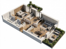 Apartament 3 camere, Ferdinand