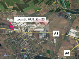 Teren 9.3 ha, Bolintin-Deal / Autostrada A1, km 23