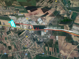 Teren 9.3 ha, Bolintin-Deal / Autostrada A1, km 23