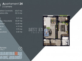 Promo Apartament 2 camere Titan Auchan - Direct dezvoltator