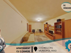 Apartament cu 2 camere în Chișineu Criș (ID:27488)