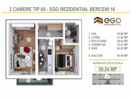 2 Camere Tip 05 - EGO Berceni 16