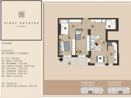 First Estates Pipera - Apartament 3 camere