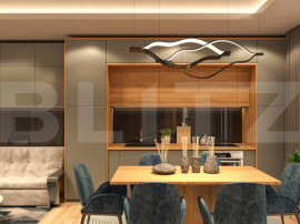 Apartament modern, semifinisat, cu 2 camere, 43,4mp, Apahida