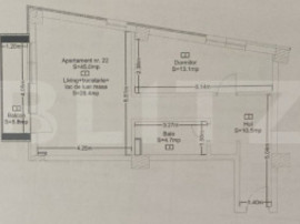 Apartament decomandat cu 2 camere