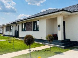 Casa individuala FINALIZATA pe parter, 115 mp, 510 mp curte, Balotesti