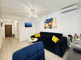 Apartament cu 3 camere complet mobilat si utilat, vedere spr