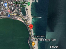 Teren construcții, vedere frontala la mare și Certifica...