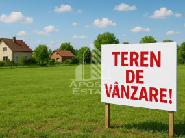 Parcela de teren 916 mp, front stradal 20 ml, Dumbravita ...