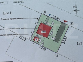 Teren intravilan 500 mp cu autorizație de construire Vifor