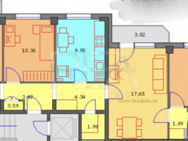 4 camere, 7/8, 82mp, bloc 1984-Ghencea-Str. Garleni