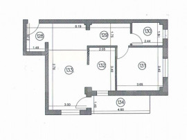 Apartament 2 camere, etaj 3, bloc nou- zona Obcini