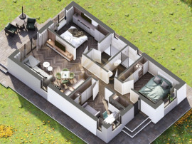 6 Case superbe situate in inima comunei Berceni