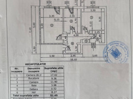Republicii zona Mega Image 2 camere etaj 3 din 4