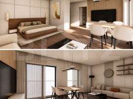 Studio, 56.72 mp, ansamblu cu 0% Comision la Achiziție, zon