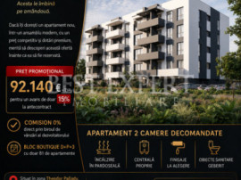 ???? 2 Camere | BONUS Parcare la orice avans | Direct Dezvol