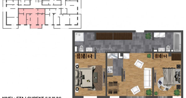 3 camere- Apartament NOU -80 mp- FINISAT la cheie