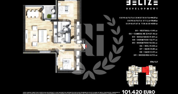 APARTAMENT 3 CAMERE Pădurea Cernica