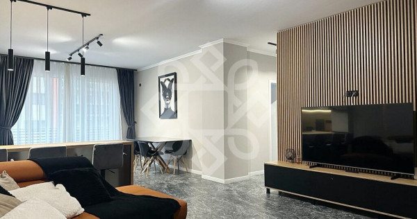 Apartament lux 3 camere de inchiriat in bloc nou, Nufarul