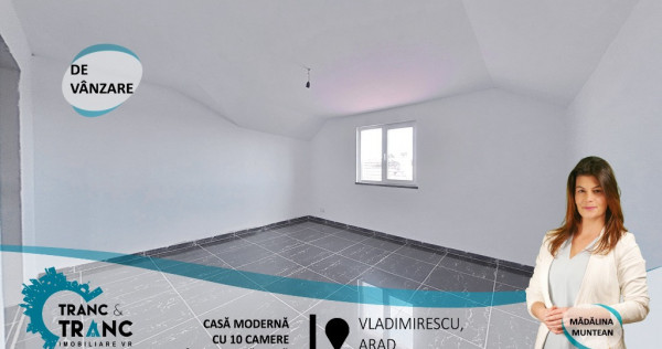 Casă modernă cu 10 camere într-o zonă bună,în Vladimirescu(ID:29655)