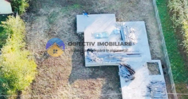 TEREN cu temelie ciment PANGARATI - STEJARU