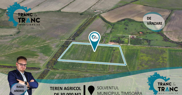 Teren agricol de 30.000 m2,în zona Solventul(ID:30019)