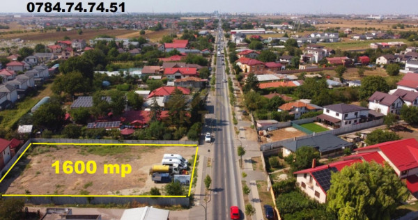 Teren la Bulevard 1600 mp - in comuna Berceni